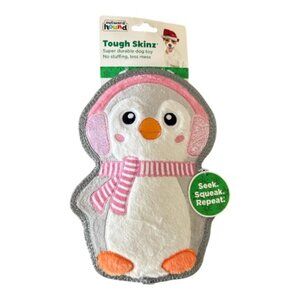 Outward Hound Tough Skinz Penguin Super Durable Dog Toy Squeaker 9.5"Hx6.75W NWT